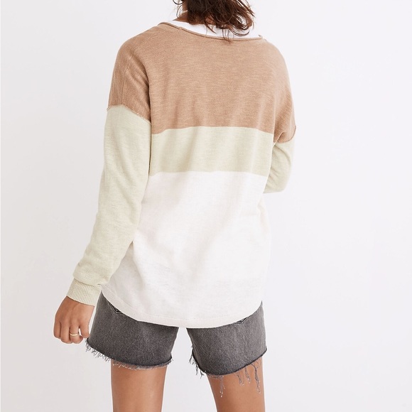 Madewell colorblock stripe sweater - Picture 8 of 8